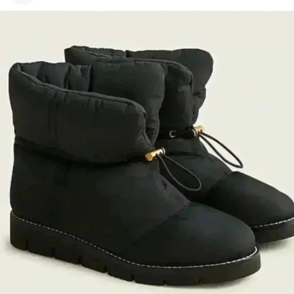J CREW Elsa puffer boot with Primaloft in black Size - Picture 1 of 7